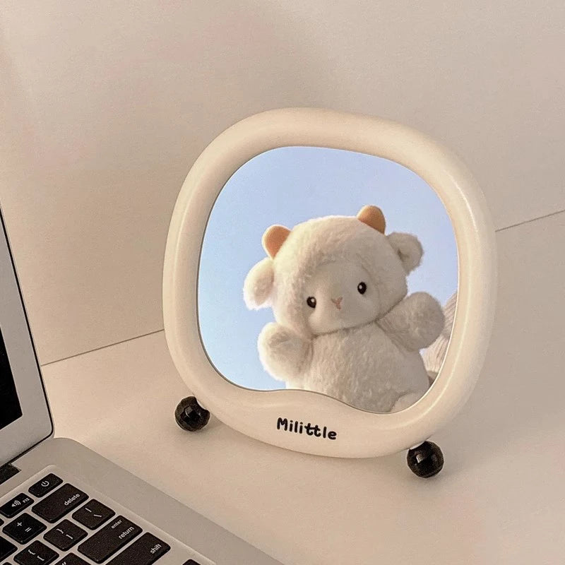 Pink Portable Mini Makeup Mirror