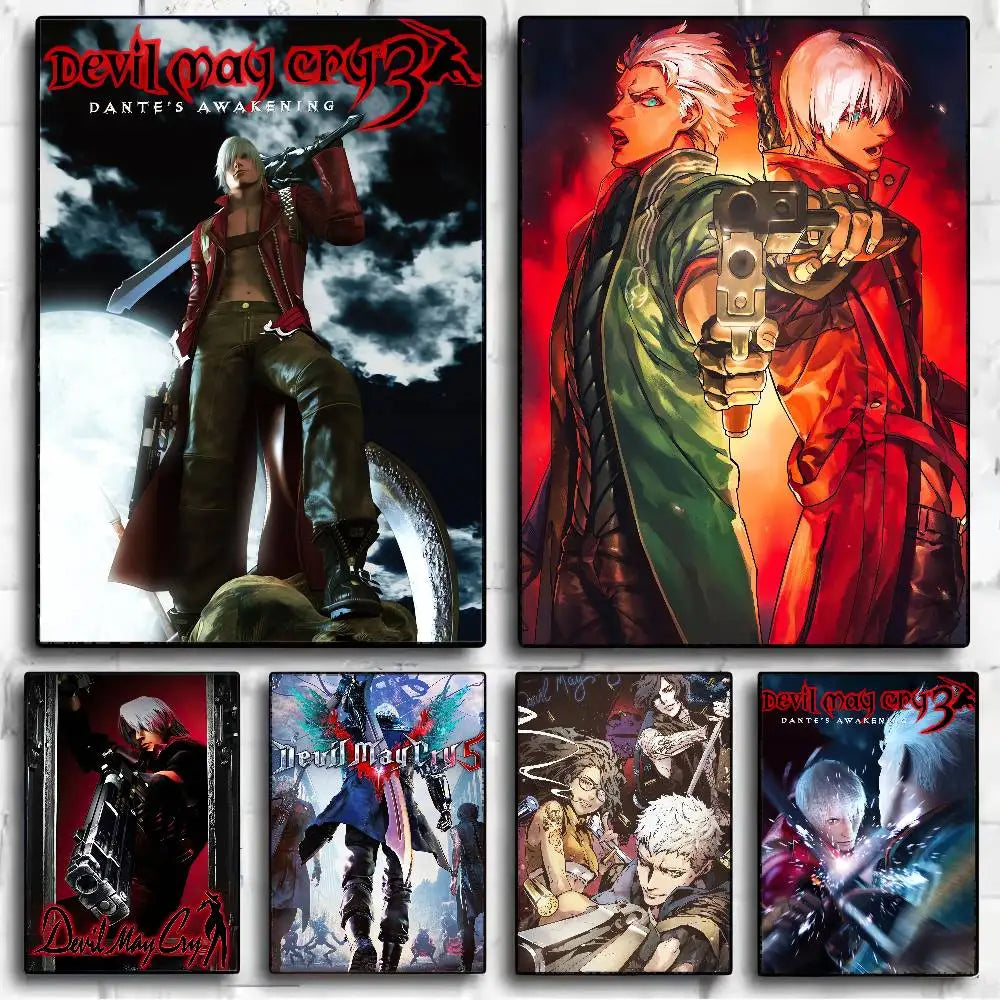 Devil May Cry Vintage Game Art Poster