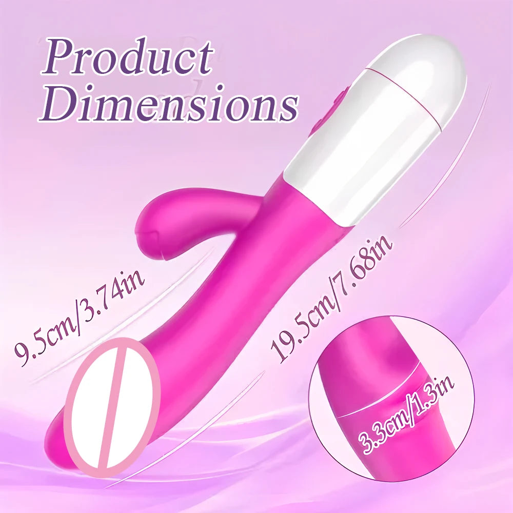 Dual-Vibration Rabbit Vibrator