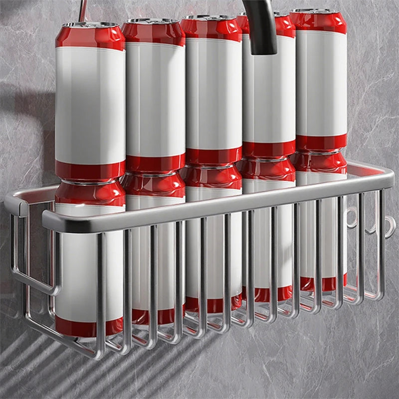 Adjustable Aluminum Shower Storage Shelf