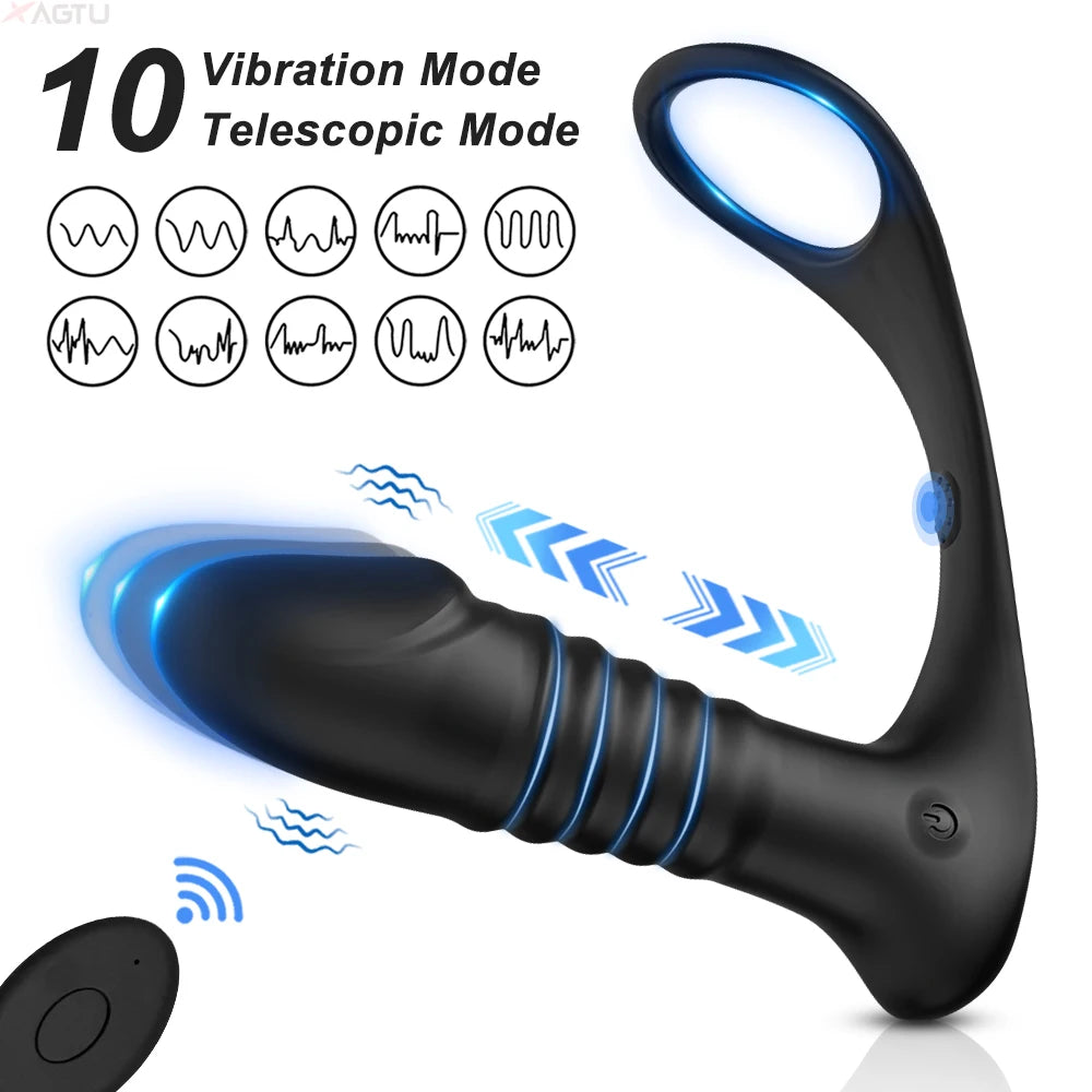 App-Controlled Telescopic Prostate Massager