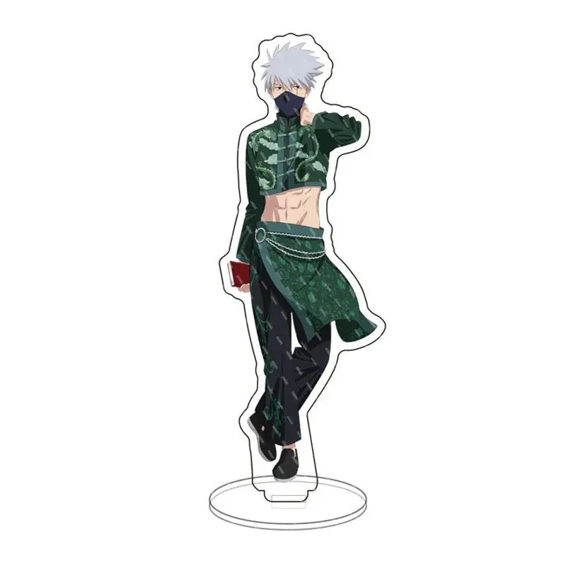 Japan Naruto Acrylic Stand Shippuden Uchiha Sasuke Sakura Desktop Decoration Doll anime figure character Christmas gift 15cm