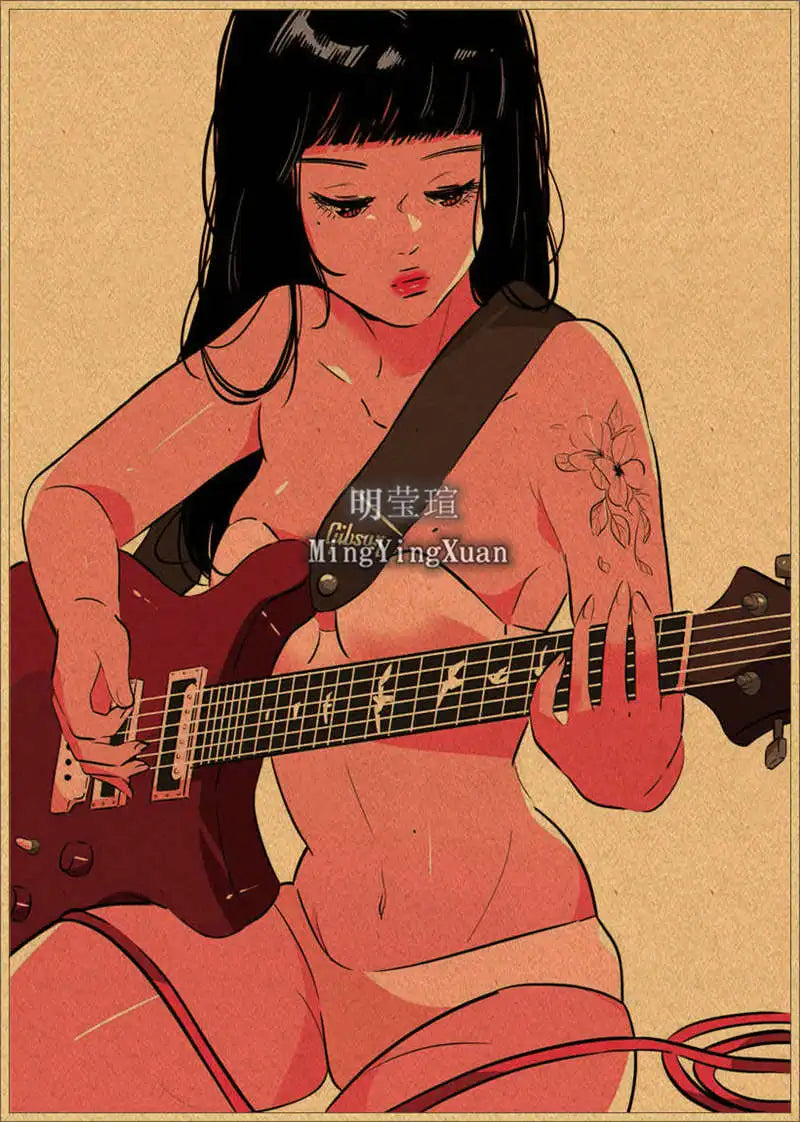 Japanese Anime 4K-Style Decorative Wall Poster