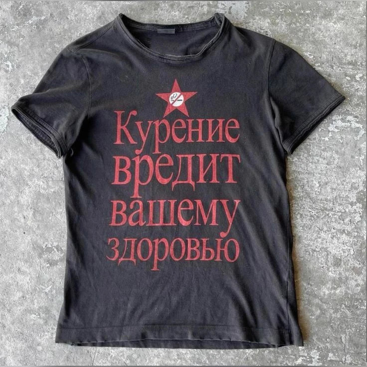 Y2K Graphic Cropped T-Shirt