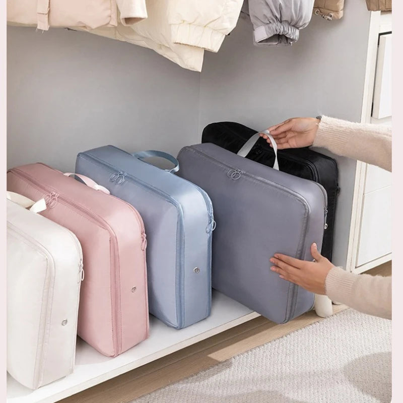 Vacuum Compression Storage Bag Space Saver Travel Organizer for Down Jackets Clothes Storage for Home Moving