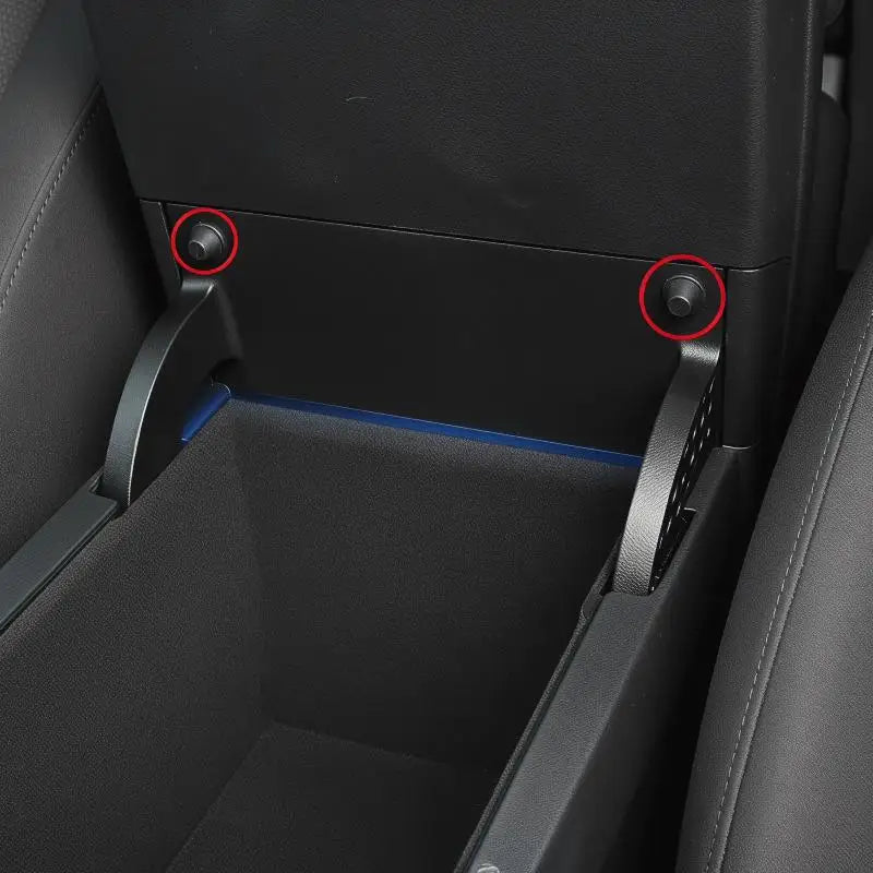 Car Interior Organization Center Console Storage Box Rubber Armrest Tray for Avensis II T250 Camry XV20 XV40 Auto Accessories