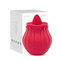 Rose Shape Sucking Dildo Vibrator G-spot Pussy Nipple Sucker Oral Licking Clitoris Stimulation Masturbating Sex Toys for Women
