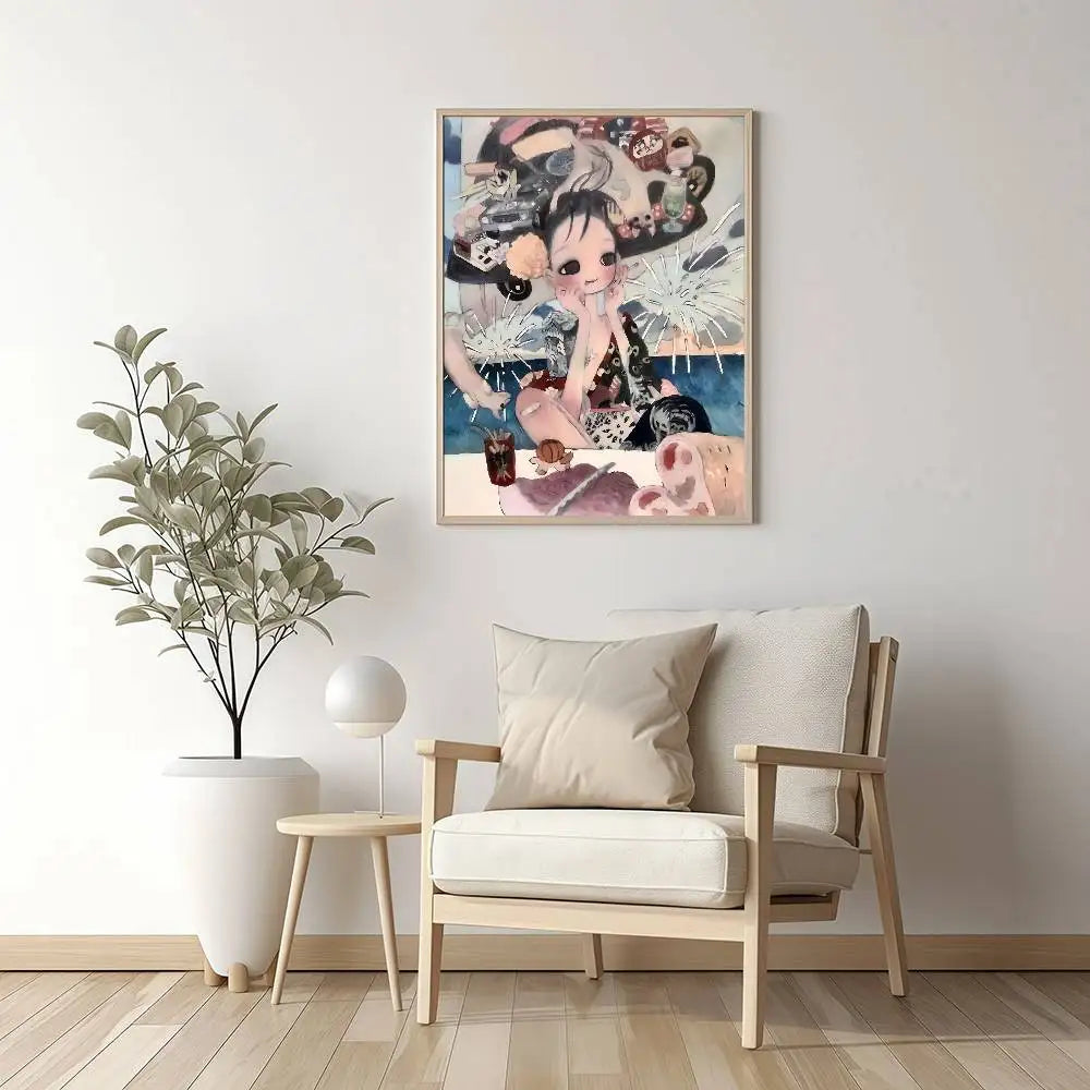 Aya Takano Retro Kraft Art Poster