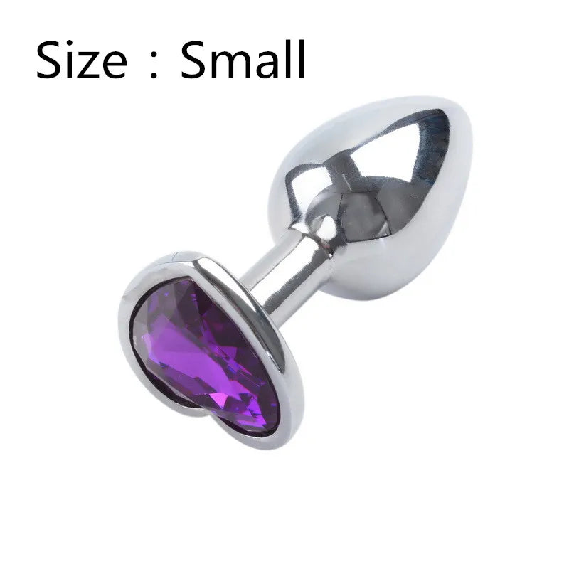 Beginner Stainless Steel Crystal Anal Plug
