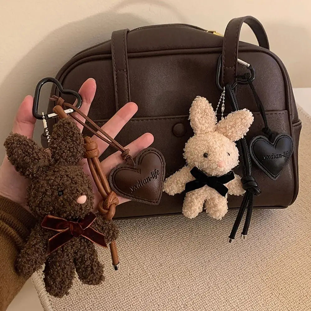 Plush Bunny Bag Charm Keychain