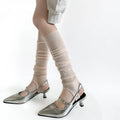Thin Cotton Knit Lolita Leg Warmers
