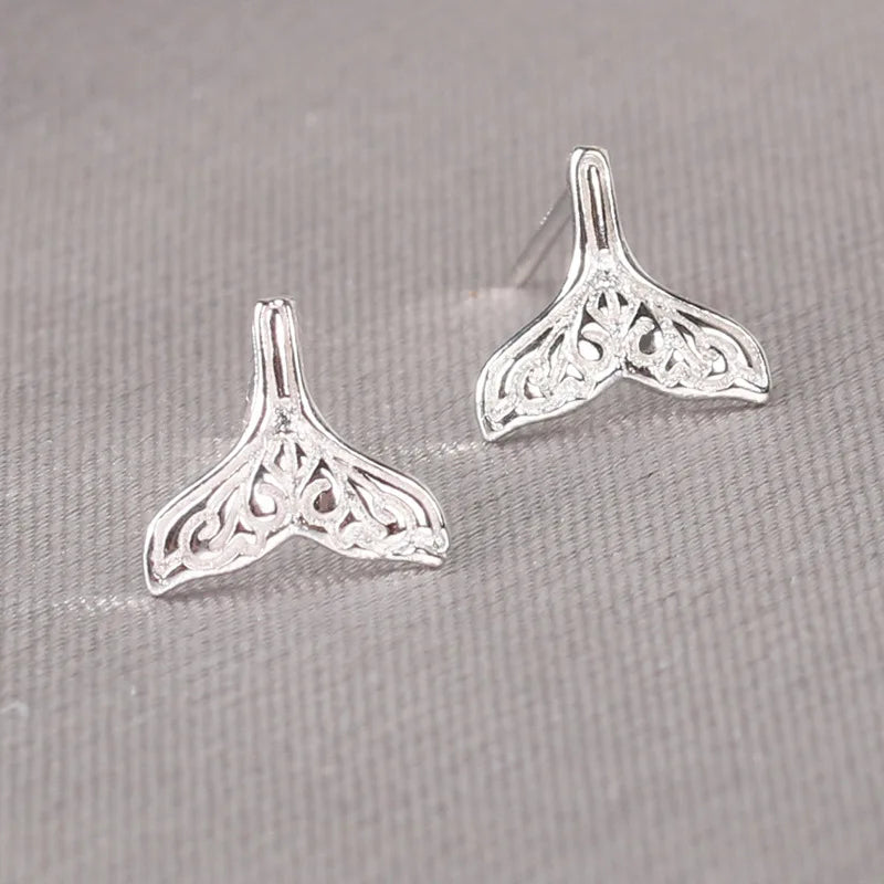 925 Silver-Needle Mini Stud Earring Set