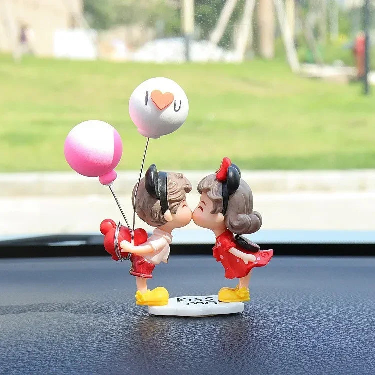 Cute Couple Car Dashboard Ornament