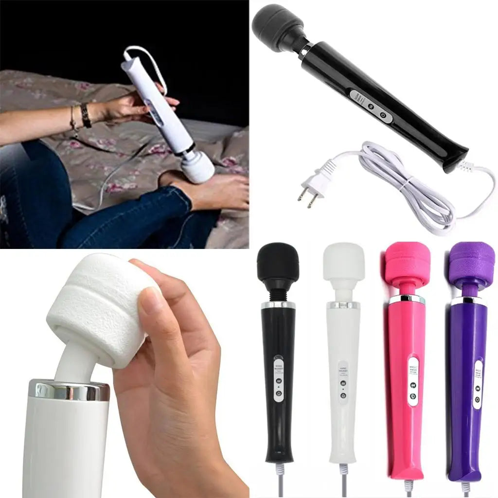 Electric Silicone Wand Body Massager