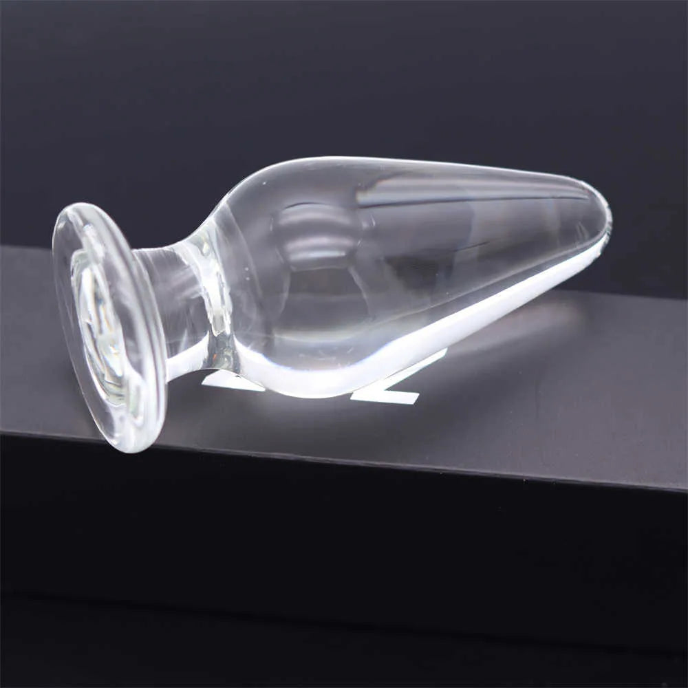 50mm Crystal Glass Anal Plug