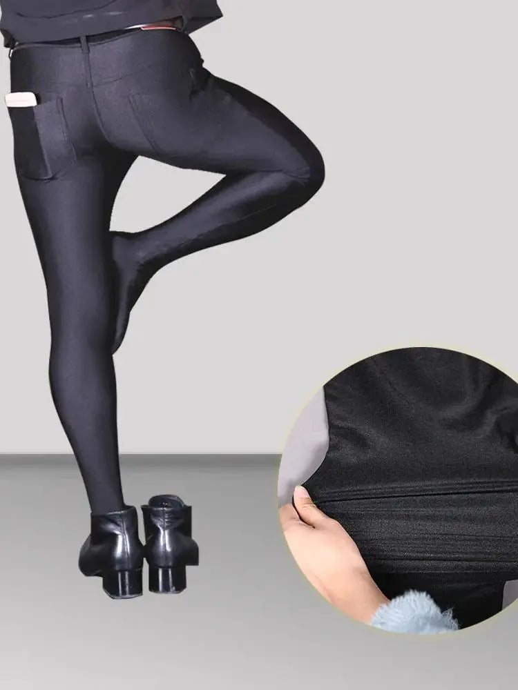 Glossy High Elastic Spandex Mens Pantyhose Tights Fitness Legging Pencil Pants Joggers Sexy Trousers Pantalon Streetwear Spodine