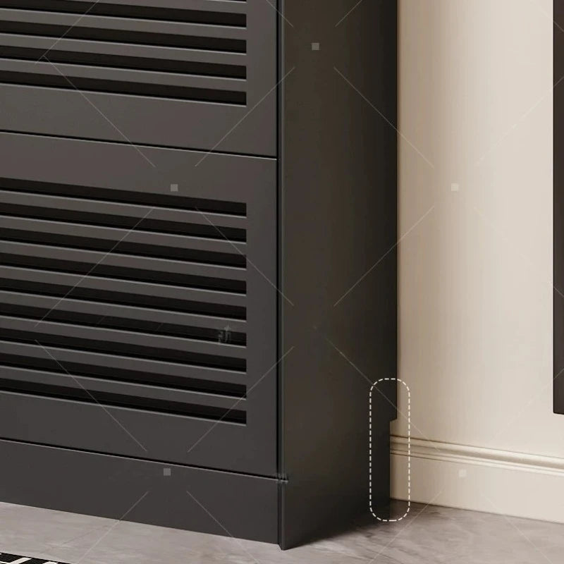 Narrow Corner Shoe Storage Cabinet