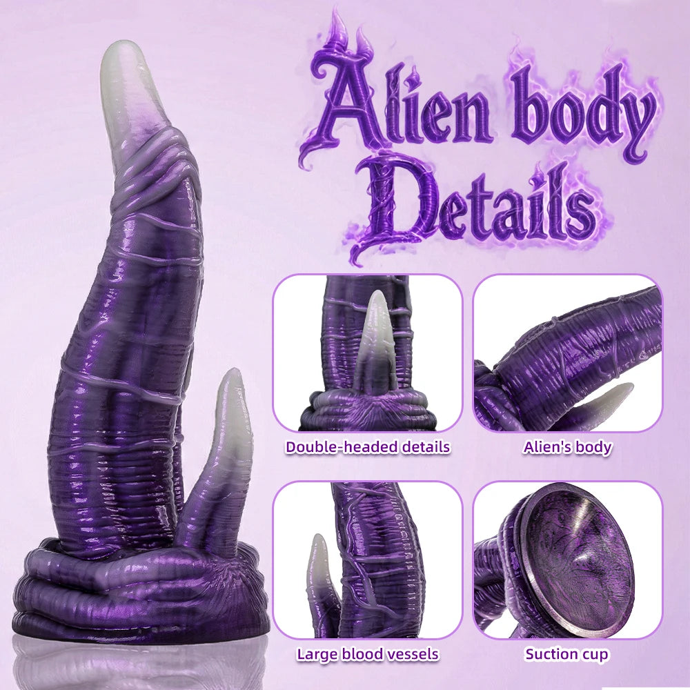 Large Monster-Style Soft Anal Plug