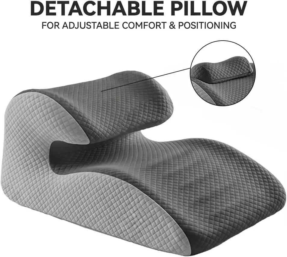 Multi-Angle Gray Couple Positioning Wedge Pillow