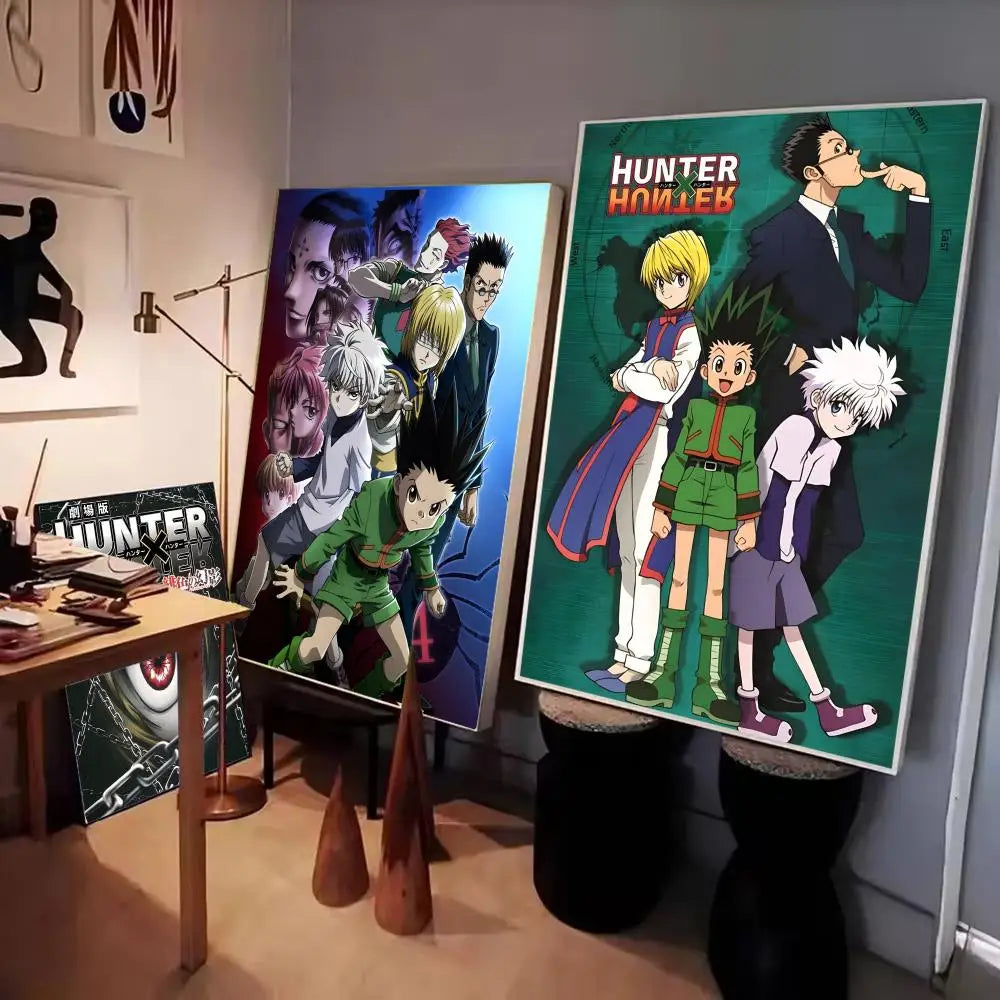 Anime H-HUNTERXHUNTER Poster Wall art print art suitable for living room bedroom bar parlor home decor gift