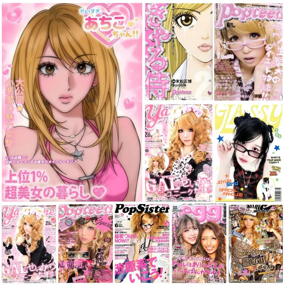Cool Gyaru Wall Art Poster
