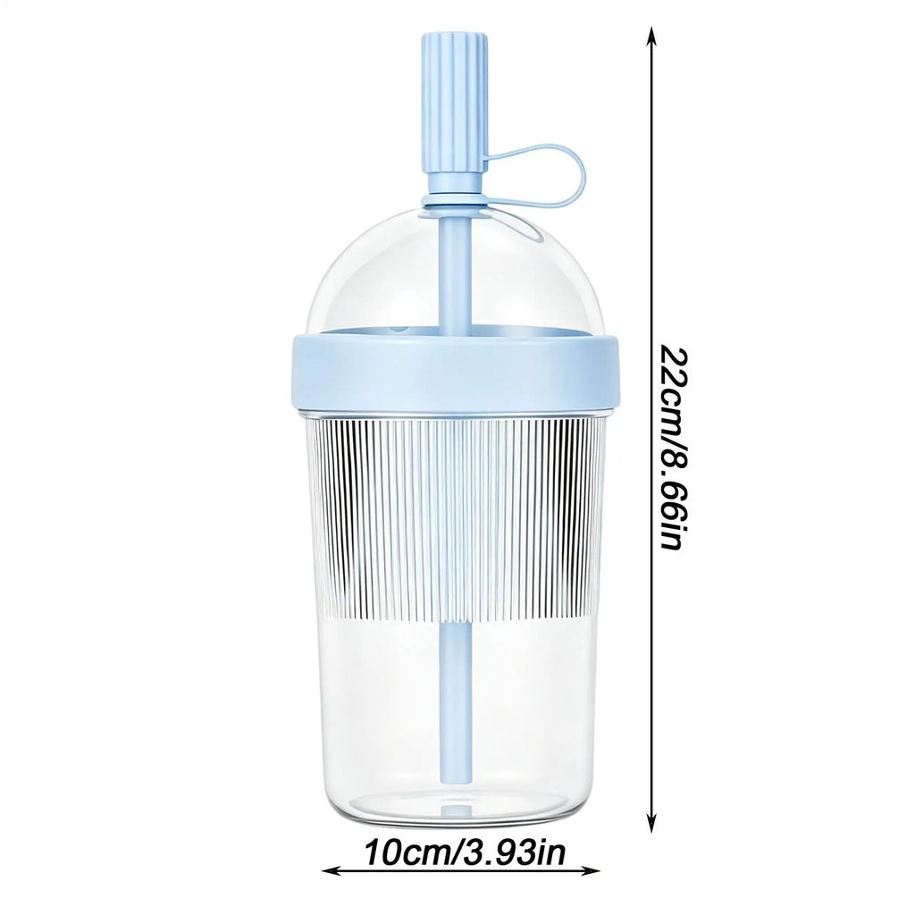 17 oz Reusable Coffee Tumbler with Lid & Straw
