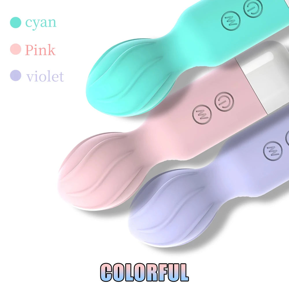 Rechargeable Mini Wand Vibrator – 10 Speeds