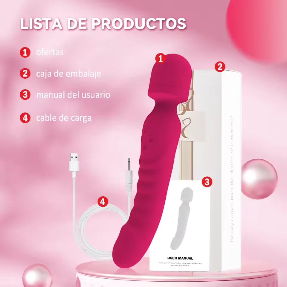 Dual-Motor 7-Speed Wand Vibrator