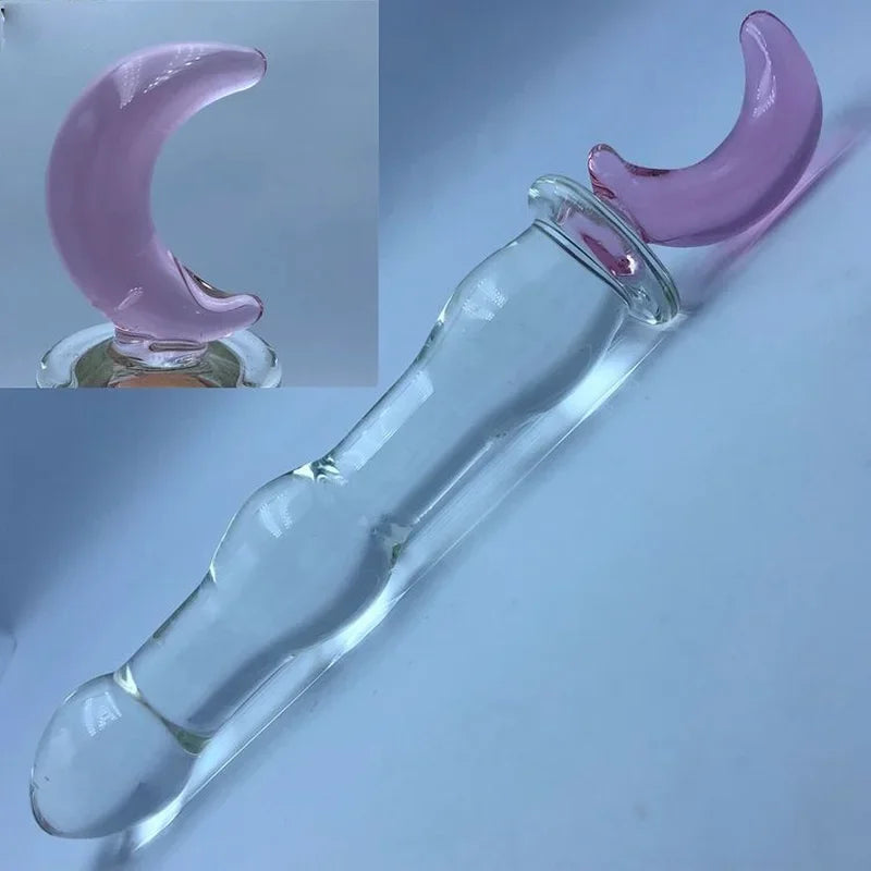 Crystal Glass Anal Bead & Plug