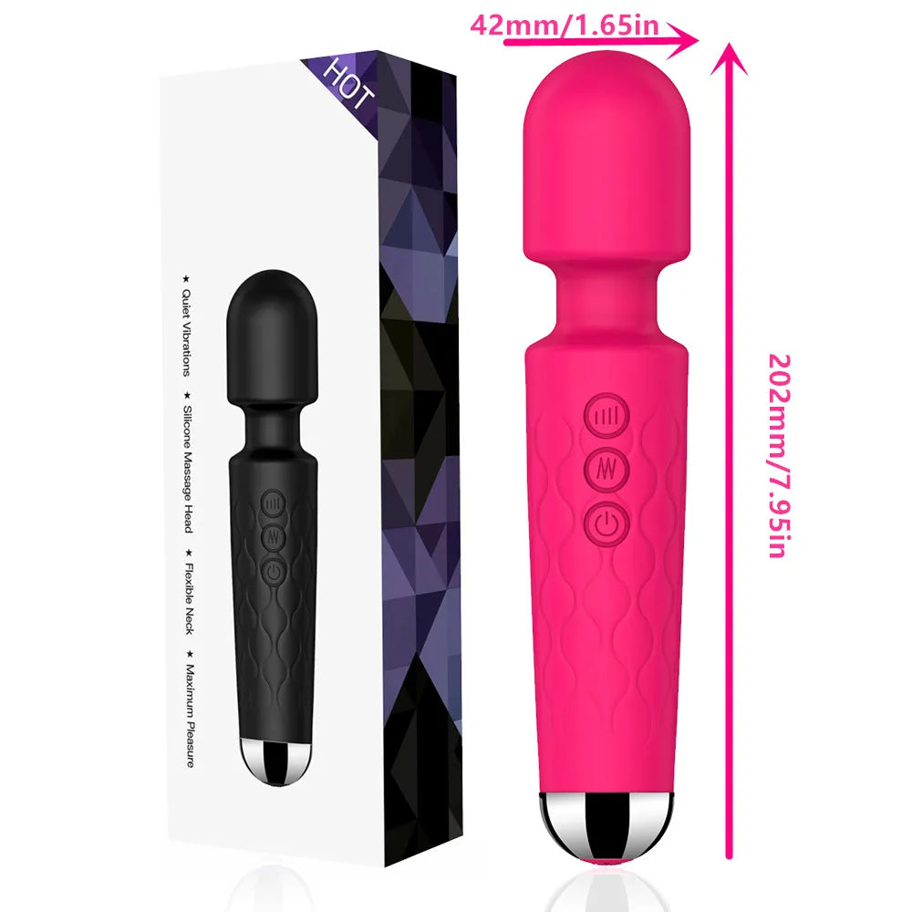 USB-Rechargeable Wand Vibrator