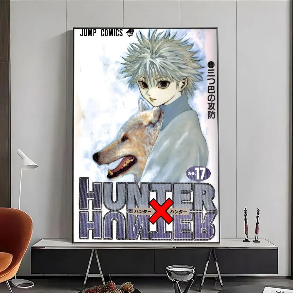 H-Hunter × Hunter Poster High-Definition Posters, Wall Art for Living Room and Home Decor.
