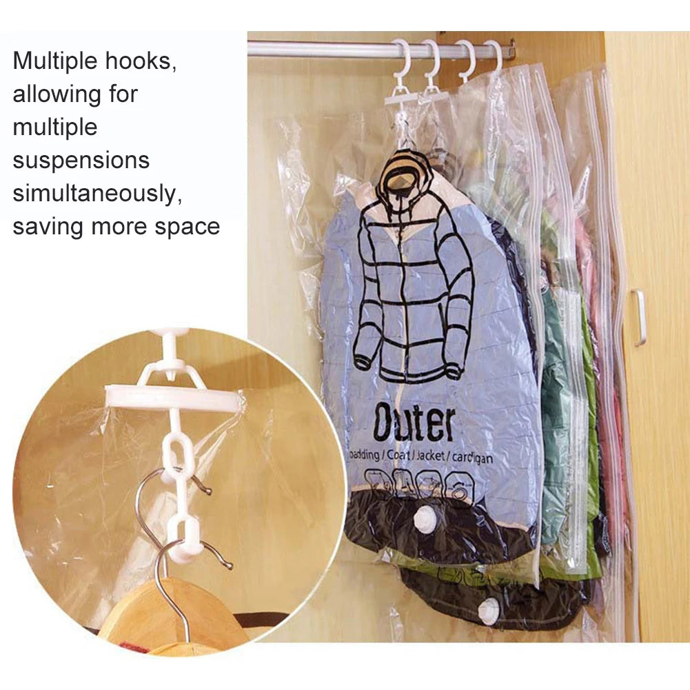 Hanging Vacuum Compression Storage Bags