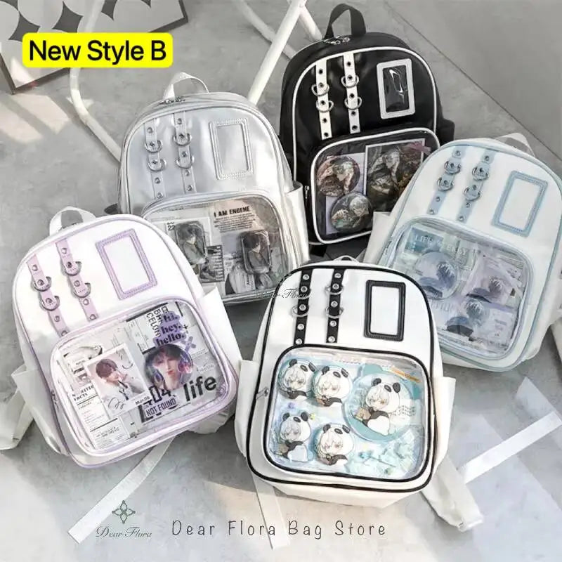 Y2K Mini Transparent Ita Backpack
