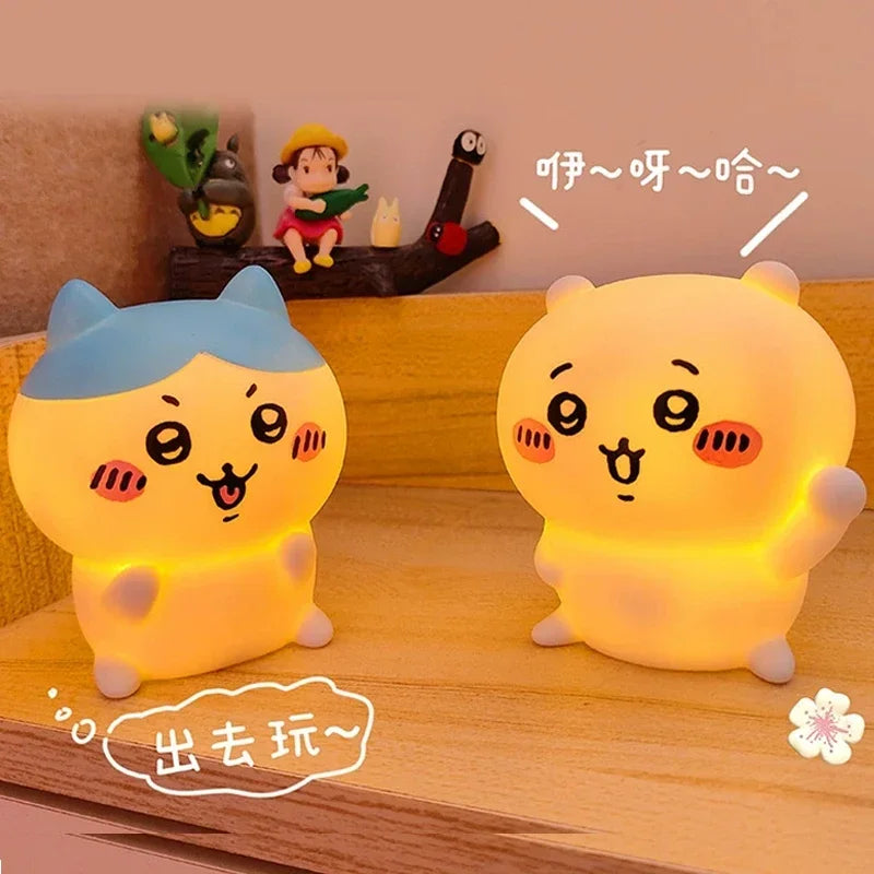 Chiikawa Hachiware & Usagi Light-Up Vinyl Doll