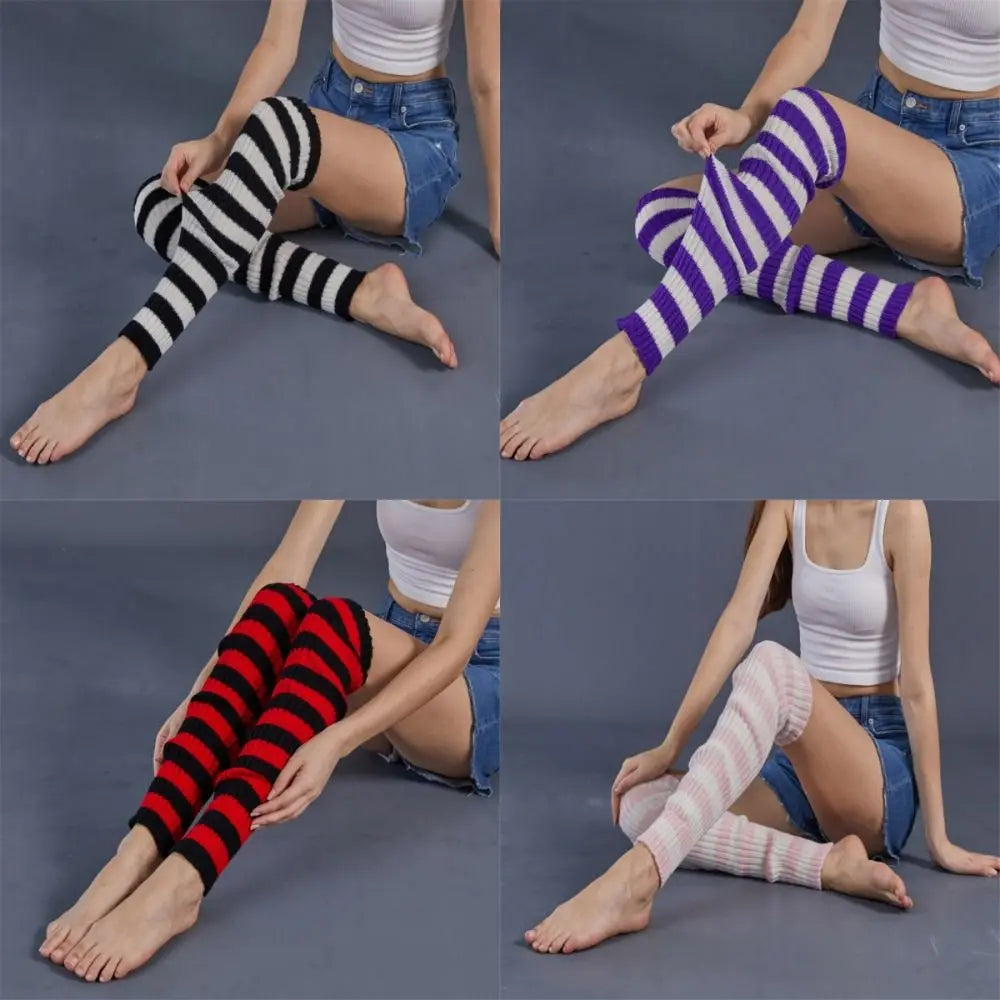 Ribbed Knit Harajuku Lolita Leg Warmers