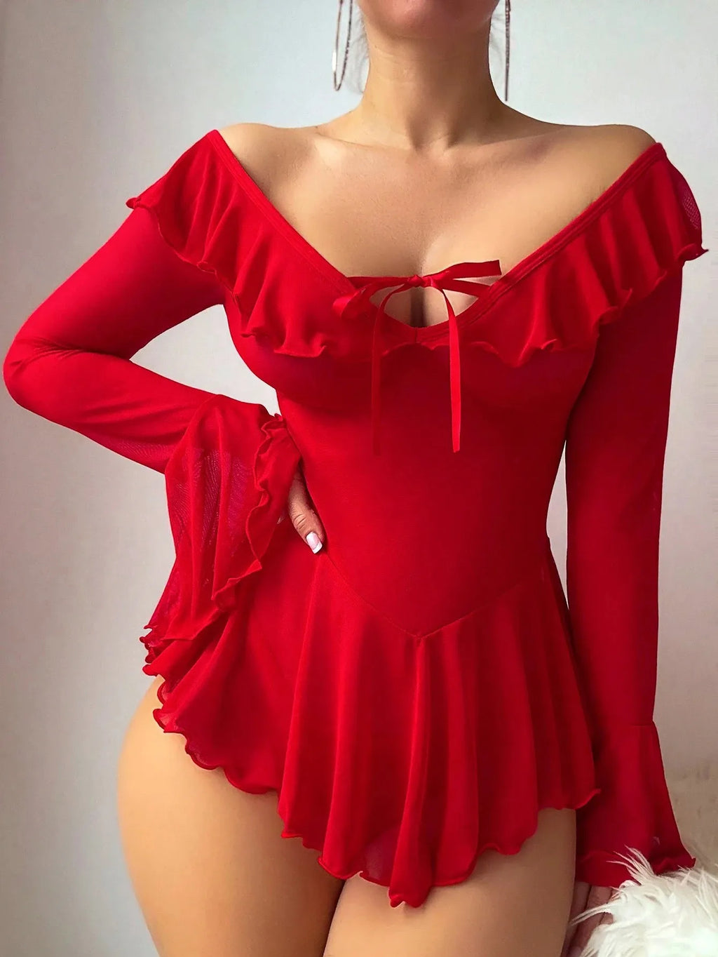 Sexy Underwear For Women Sexy Bra Set Sexy Lace V-neck Bra Open Sleep Skirt Night Erotic Dress Woman Pajamas Lingerie Panties