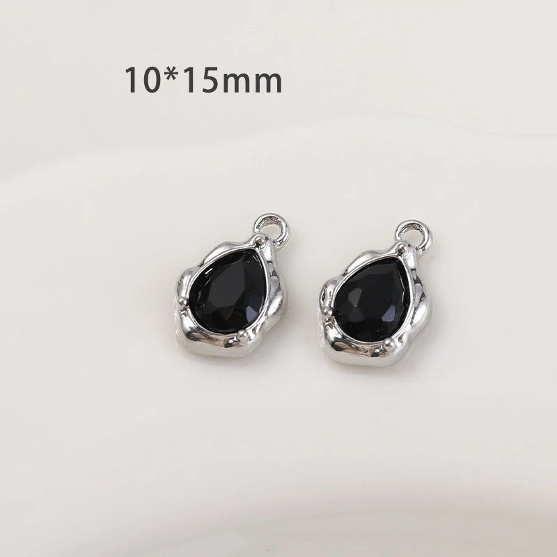 Black Heart, Cross & Star DIY Jewelry Charms