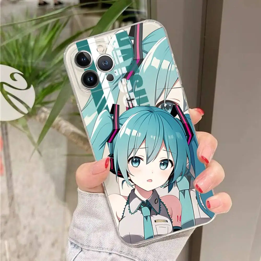 Transparent Hatsune Miku iPhone Case