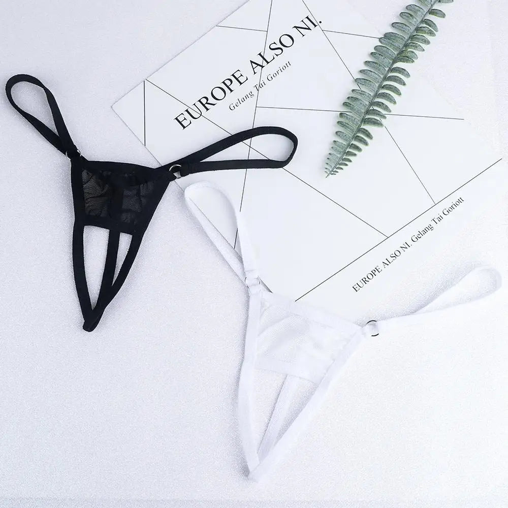 T-Back Knickers Bikini Lingerie Open Crotch Sexy Underwear Panties Thongs Briefs