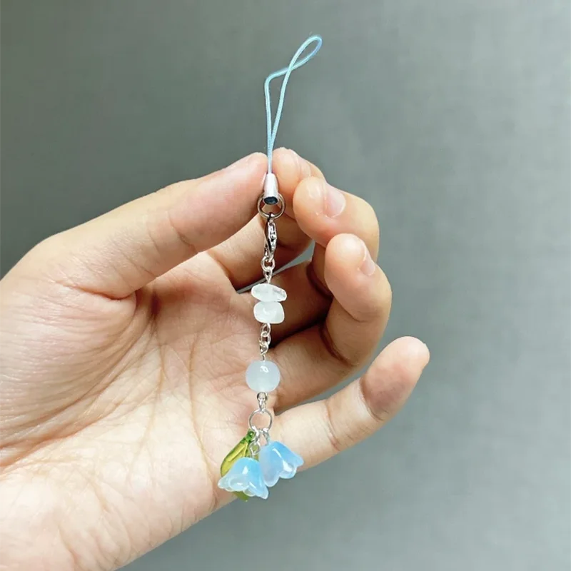 Lily of the valley phone charms handmade Cute