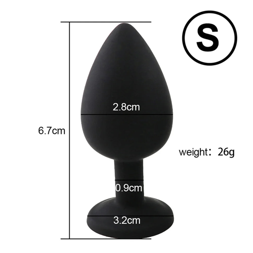 Soft Silicone Anal Bead & Butt Plug