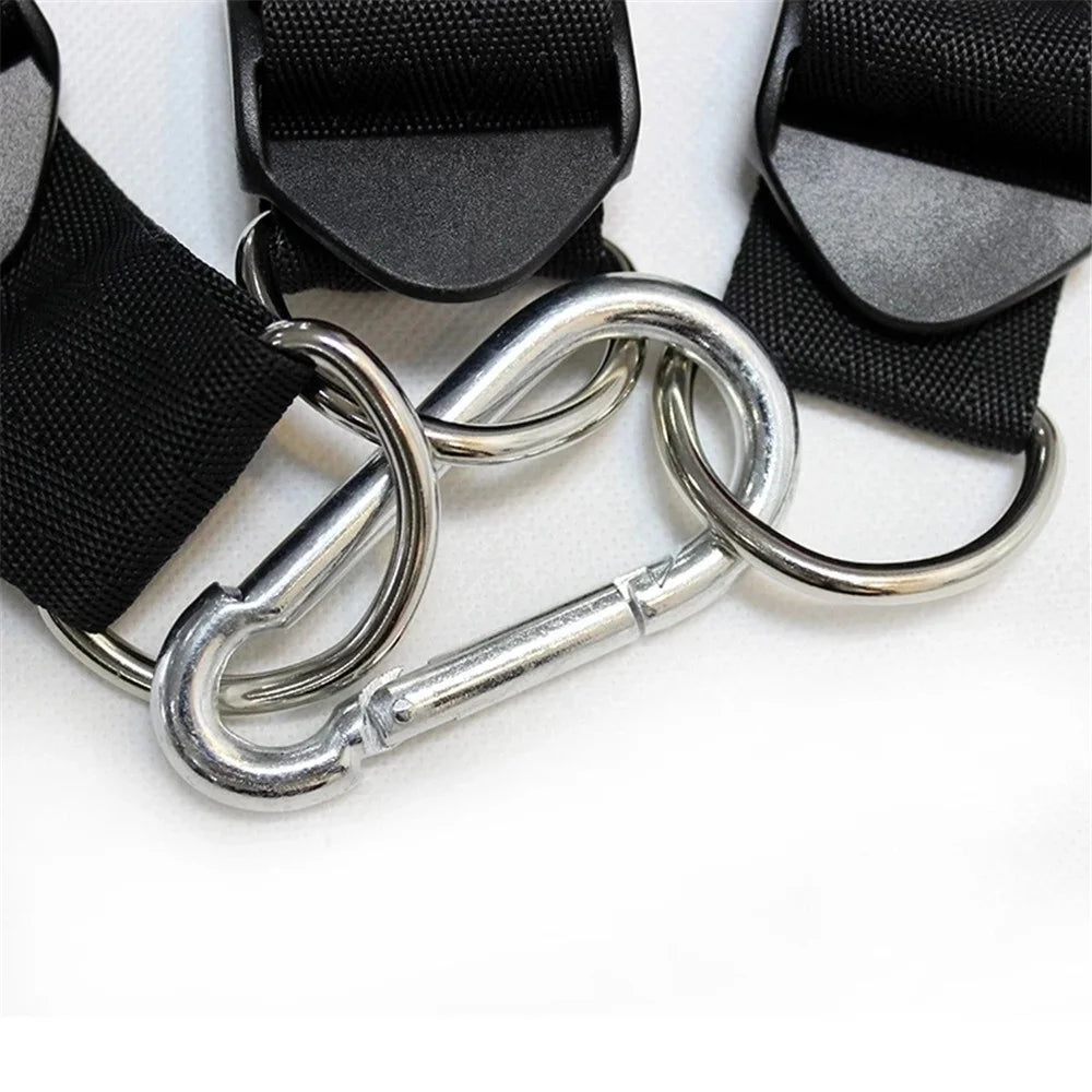 2-in-1 Door Swing & Adjustable Thigh Restraint Set