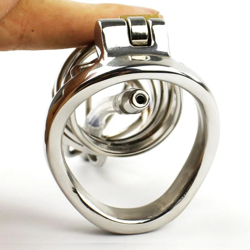 Lockable Stainless Steel Chastity Cage