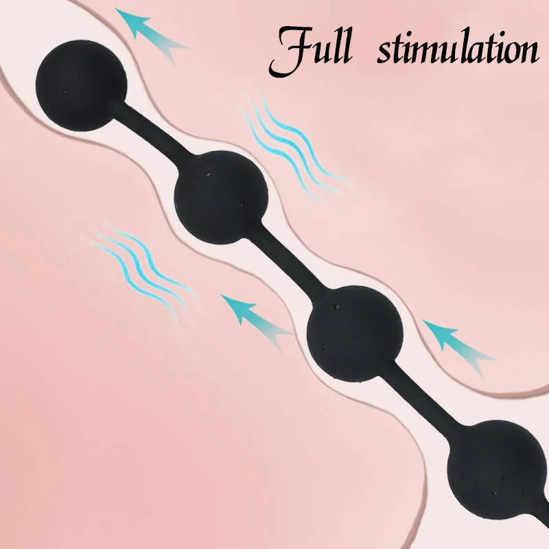 Large Silicone Anal Bead & Plug