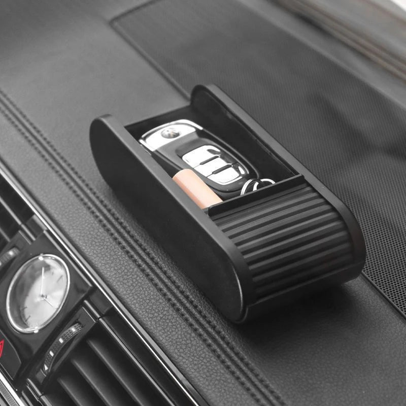 Car Center Console Storage Box, Armrest Organizer Tray for Vehicle,Multifunctional Interior Car Accessories for Sunglasses Phone