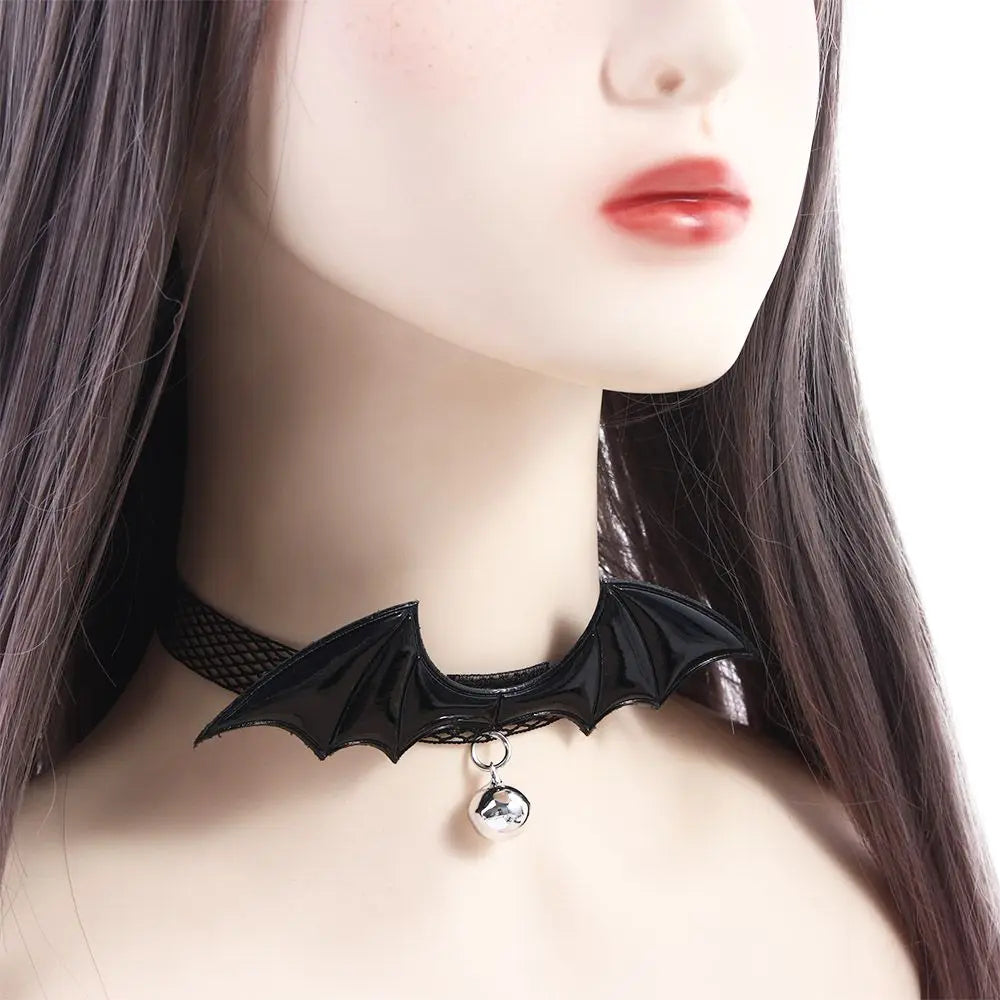 Fashion Sexy Bat Women Choker Spider Party Gifts Neck Collar Lace Choker Goth Necklace Gothic Choker