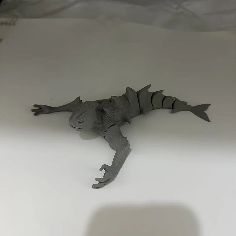 New Joint-movable Deep Sea Monster Figurines Strange Rare Marine Animals Home Room Desk Decor Ornament Model New Year Gift Craft