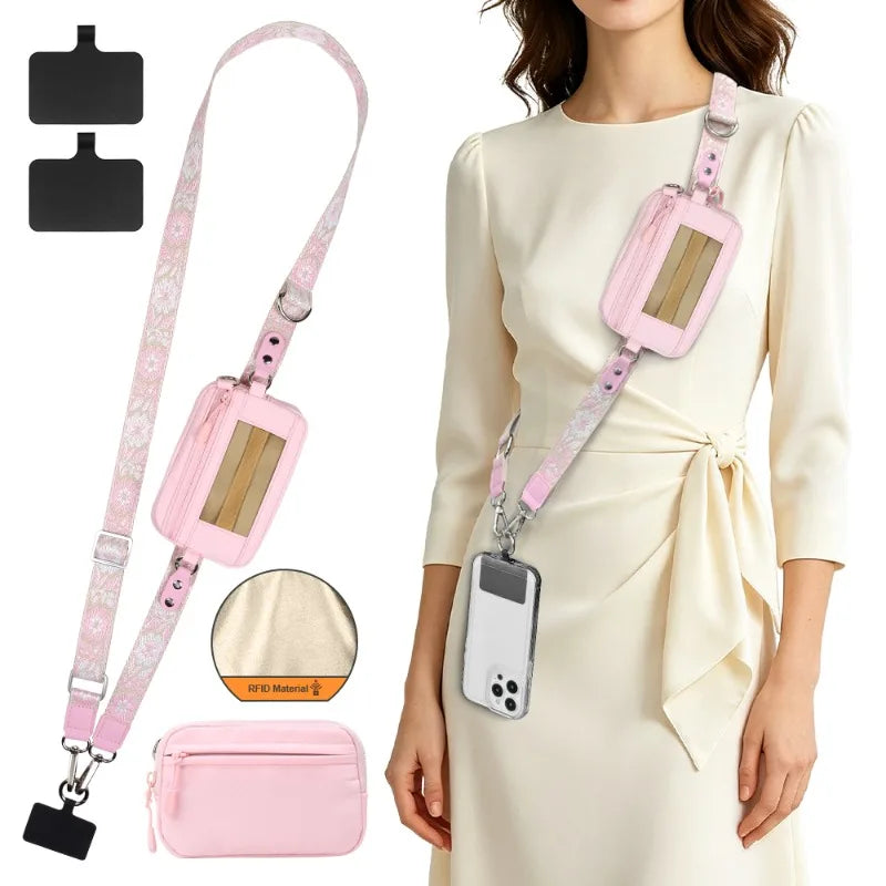 Nylon Mini Travel Crossbody Pouch