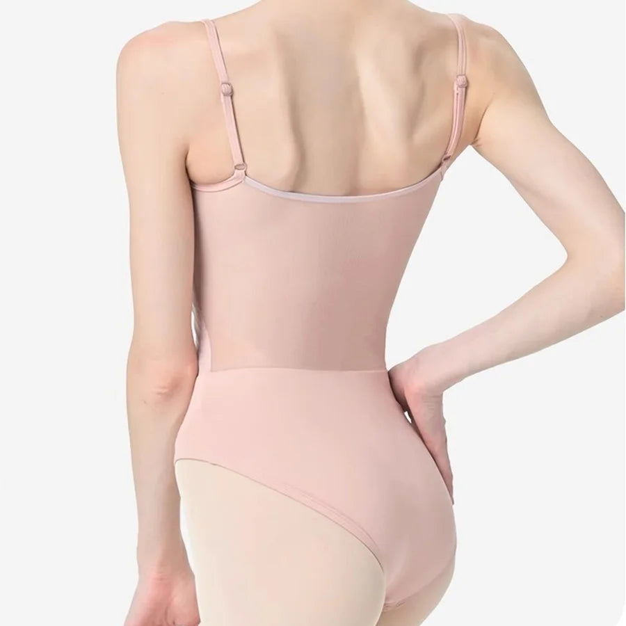 Chinese Style Elegant Lyrical Ballet Gymnastics Leotard Women Dance Leotard Pleated V-Neck Bodysuit Dancewear Clothing Adult
