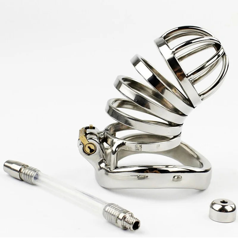 Lockable Stainless Steel Chastity Cage